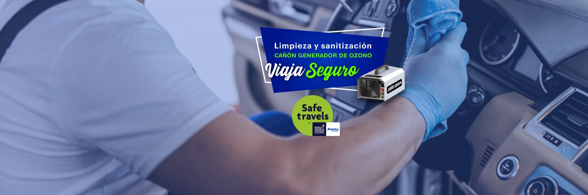 Limpieza y sanitización, cañon generador de ozono